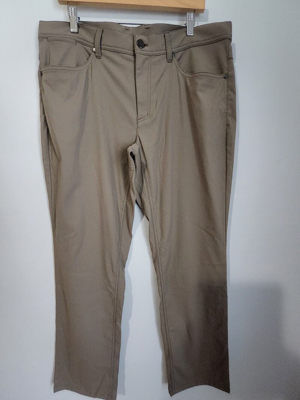 L.L.Bean Venture Stretch 5 Pocket Pants Mens 36x30 Dark Driftwood